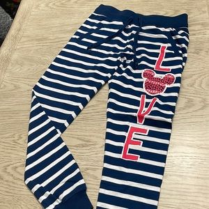 Disney parks Minnie xoxo joggers